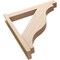 Ekena Millwork 6-in W x 38-in D x 38-in H Funston Block Rough Cedar Woodgrain TimberThane Outlooker, Primed Tan OUTUR060X38X38FST44RCPR - alternate 2